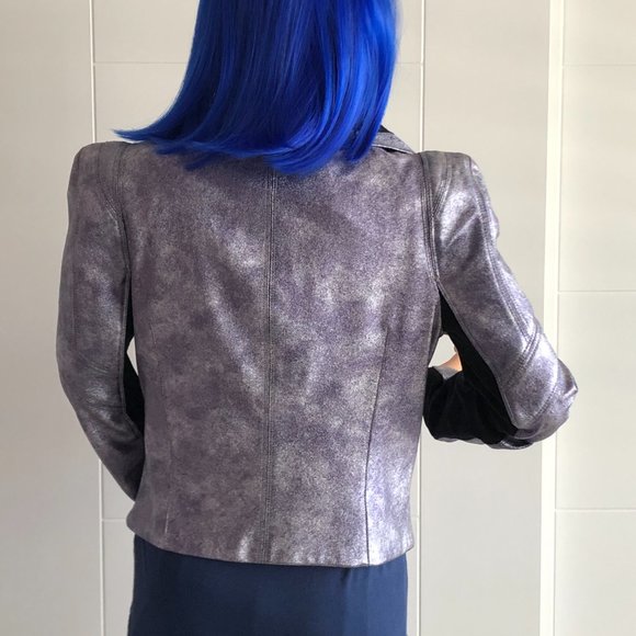 Metallic Moto jacket - Picture 3 of 15